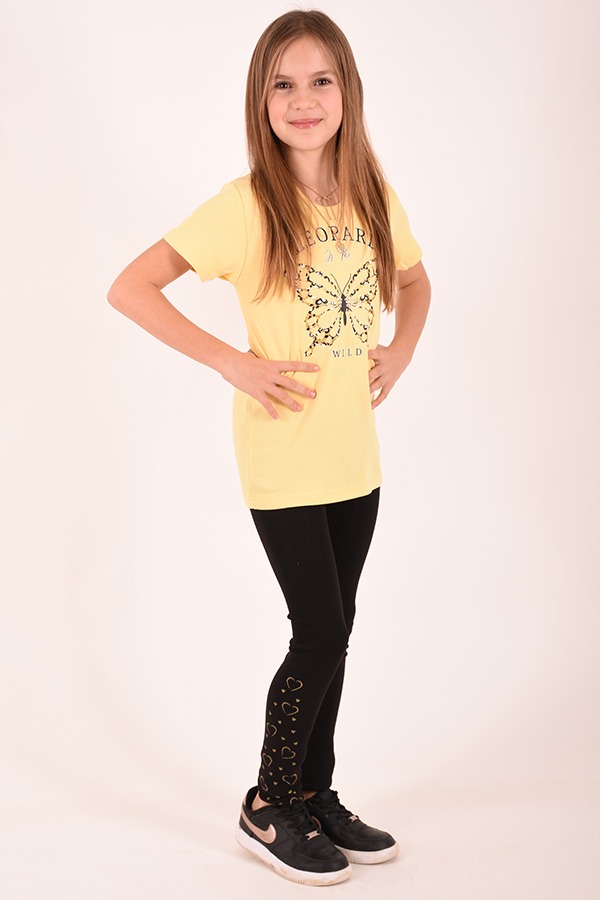 Črna - zlati srčki